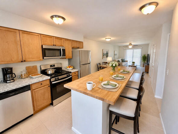 Kitchen with Breakfast Bar